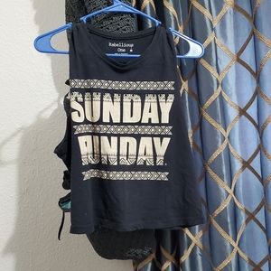 Sunday funday tank top